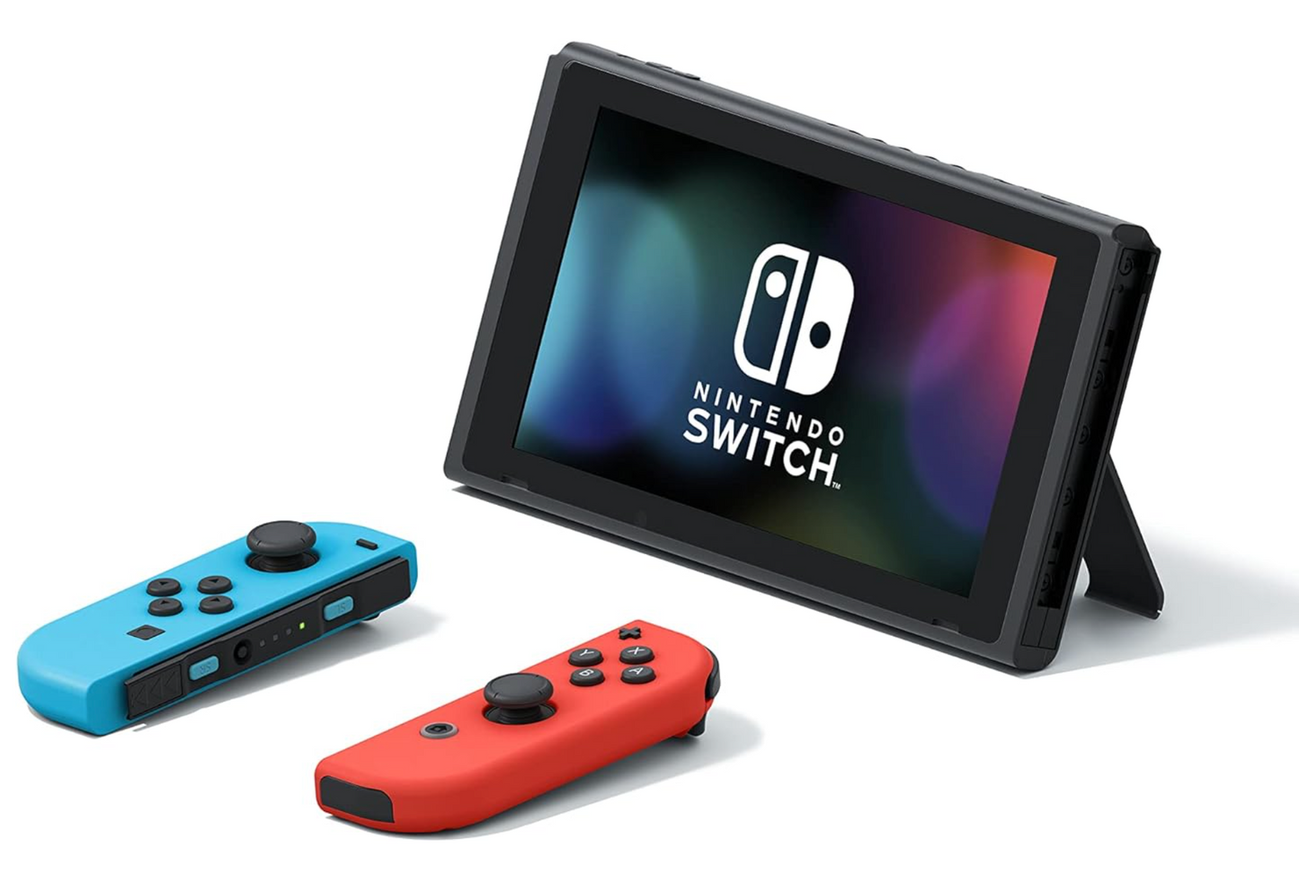 La Console Switch avec Joy-Con bleu néon et rouge néon