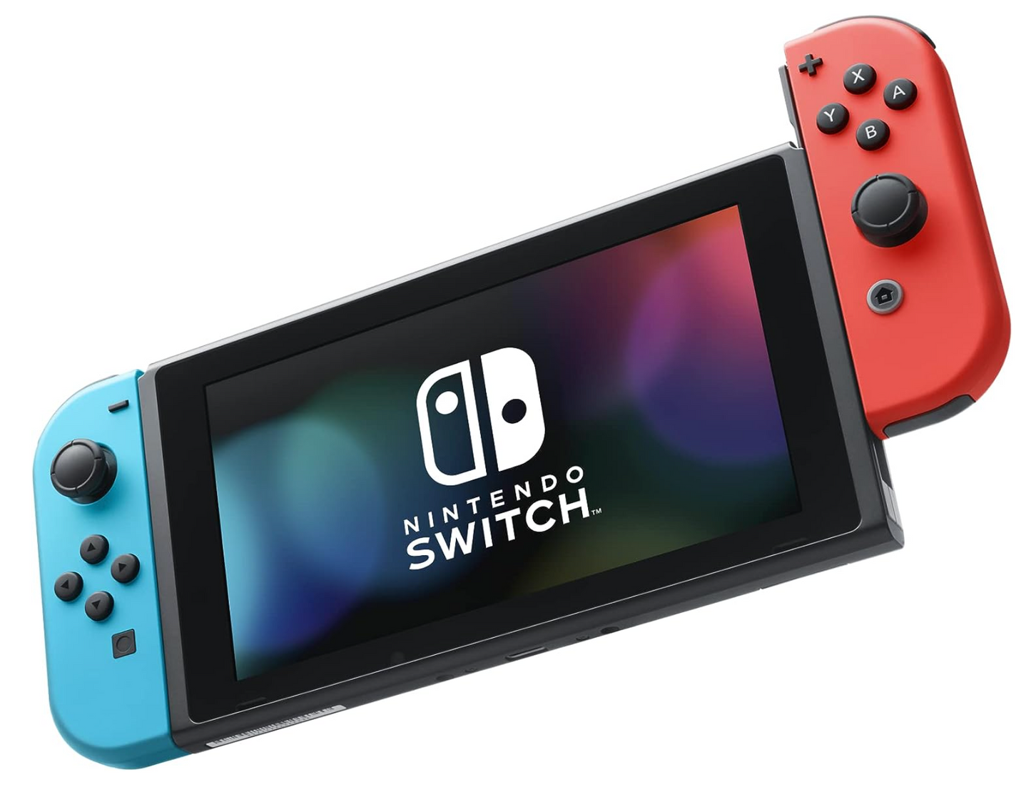La Console Switch avec Joy-Con bleu néon et rouge néon